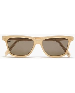 TOTEME D-Frame Acetate Sunglasses - Natural