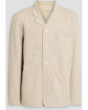Alex Mill Arthur Cotton, Linen And Lyocell-Blend Twill Jacket - Natural