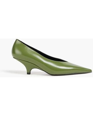 TOTEME Leather Court Shoes - Green