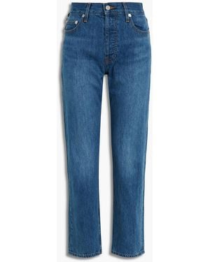 Helmut Lang Classic High-rise Straight-leg Jeans - Blue