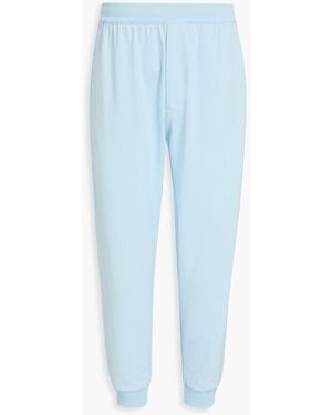 Y-3 Tapered Jersey Joggers - Blue