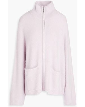 Holzweiler Cardigan aus einer alpakamischung mit reißverschluss - Pink