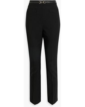 10 Crosby Derek Lam Cotton-blend Twill Slim-leg Pants - Black