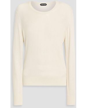 Tom Ford Silk Sweater - Natural