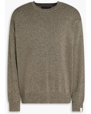 Rag & Bone Dexter Marled Cotton Sweater - Green