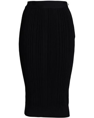 Hervé Léger Ribbed Bandage Skirt - Black