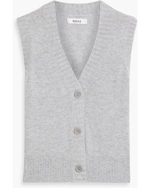 Chinti & Parker Wool And Cashmere-Blend Vest - Gray