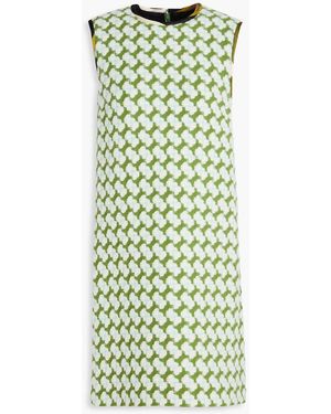 PUCCI Wool-blend Bouclé-tweed Mini Dress - Green