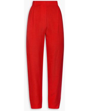 TOVE Poppy Canvas Tapered Trousers