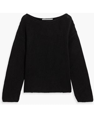 Another Tomorrow Cotton Jumper - Black