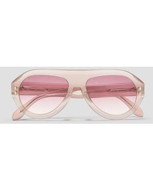 Isabel Marant Aviator-style Acetate Sunglasses - Pink