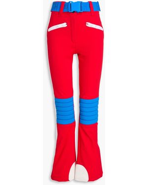 Goldbergh Goalie Color-Block Stretch Ski Pants - Red