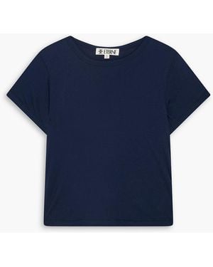 ÉTERNE Cotton And Modal-Blend Jersey T-Shirt - Blue