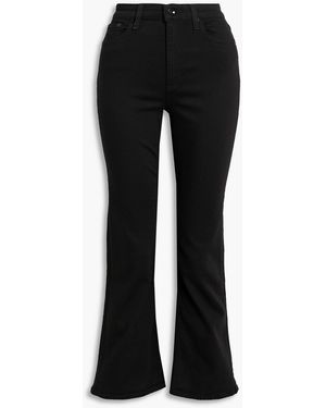 Rag & Bone Nina High-rise Kick-flare Jeans - Black