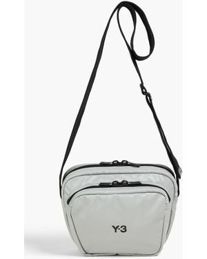 Y-3 Messenger bag aus beschichtetem canvas mit print - Weiß