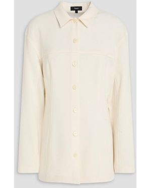 Theory Crepe Shirt - Natural