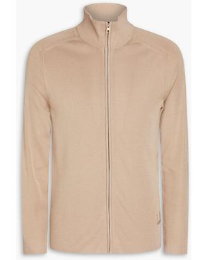 dunhill Mulberry Silk Cardigan - Natural