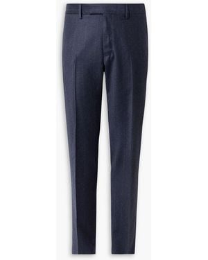 MR P. Straight-Leg Pinstriped Wool-Flannel Suit Pants - Blue