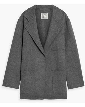 TOTEME Wool-Felt Jacket - Gray