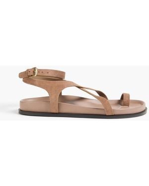 A.Emery Jalen Suede Sandals - Natural