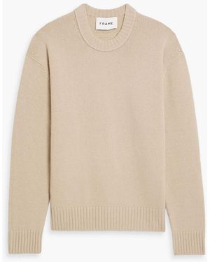 FRAME Cashmere Sweater - Natural