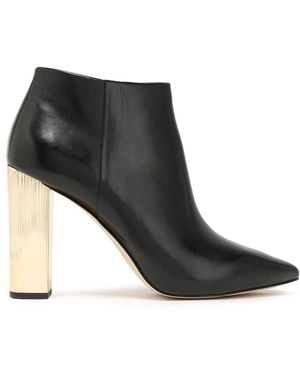 MICHAEL Michael Kors Paloma Leather Ankle Boots - Black
