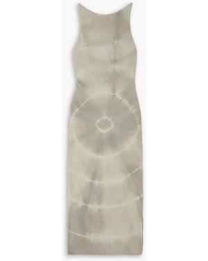 Conner Ives Midikleid mit rückenausschnitt und batikmuster - Weiß