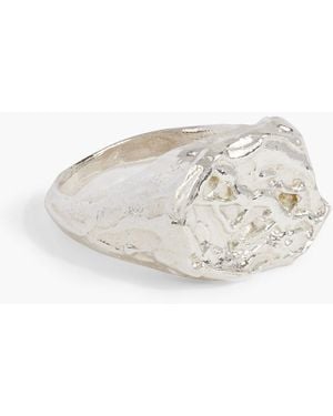 Alighieri Virgo Sterling Silver Ring - Metallic