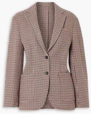 Fortela Bruno Wool-blend Tweed Jacket - Brown