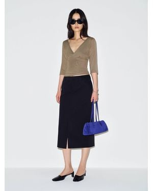Reformation Aylani Knit Top - Blue