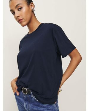 Reformation Liam Oversized T-Shirt - Blue