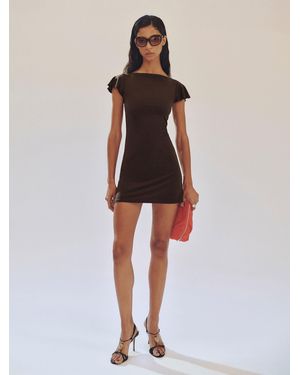 Reformation Jensen Knit Dress - Red
