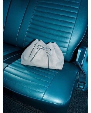 Reformation Ella Shoulder Bag - Blue