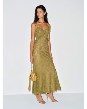 Reformation Maricela Dress Lace 0 - Green