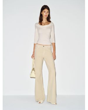 Reformation Giselle Knit Top - Natural