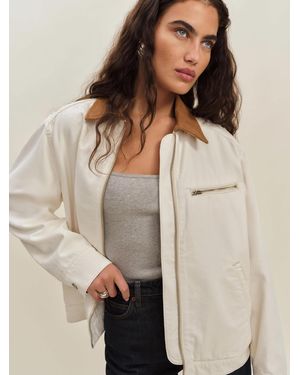 Reformation Harrison Utility Jacket - Natural