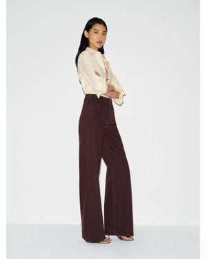 Reformation Cary High Rise Slouchy Wide Leg Jeans Denim - White
