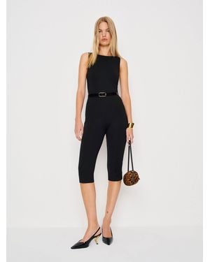 Reformation Dusk Knit Jumpsuit - Black