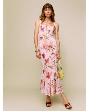 Reformation Irisa Dress Lace 2 - Pink