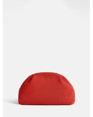 Reformation Molly Maude Clutch - Red
