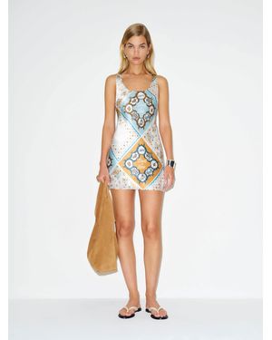 Reformation Eden Silk Dress - White