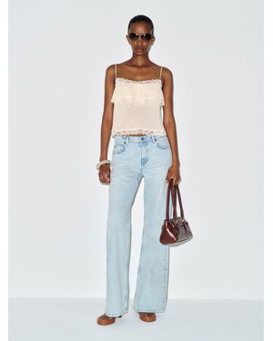 Reformation Masiey Top Lace - White
