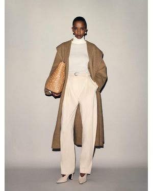 Reformation Freya Coat Sugar - Natural