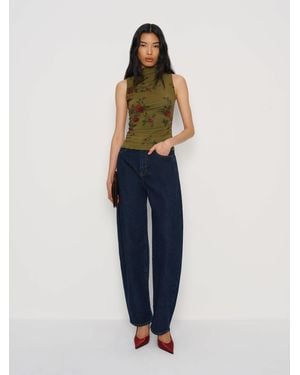 Reformation Marlo Knit Top - Blue