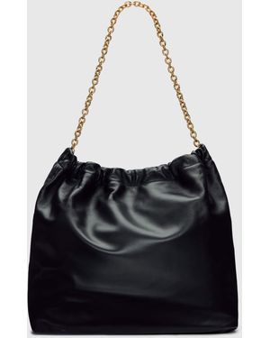 Reformation Dahlia Tote Bag Leather - Black