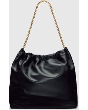 Reformation Dahlia Tote Bag Leather - Black