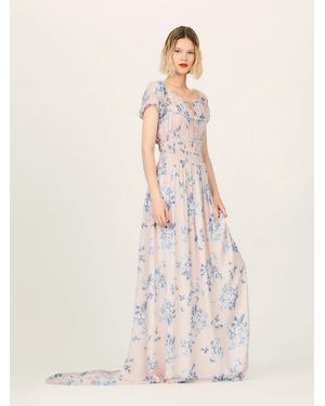 Reformation Lancaster Dress 2 - Natural