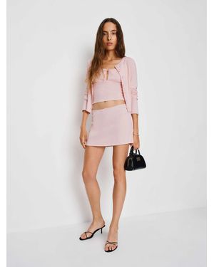 Reformation Emily Knit Skirt - Pink