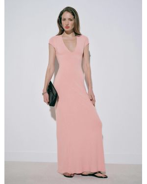 Reformation Eloise Knit Dress - Pink