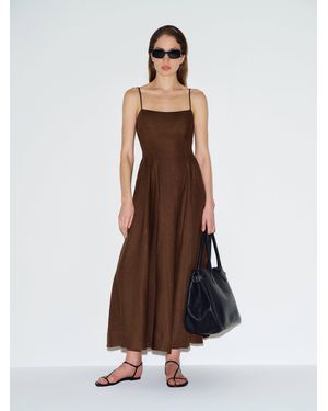 Reformation Neri Linen Dress - White